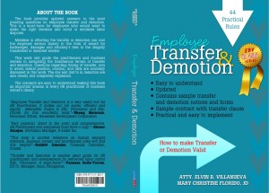 44 Rules on Employee Transfer and Demotion